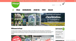 Desktop Screenshot of haupt.ch