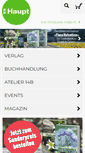 Mobile Screenshot of haupt.ch
